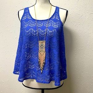 Crochet fair style tank top